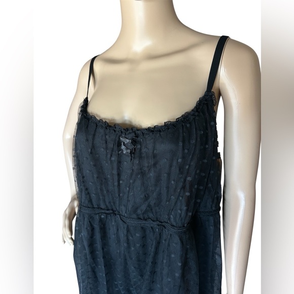 Thorn&Fable Hot Topic Fairy Grunge Whimsigoth Festival Black Slip Dress Women 1X - Picture 2 of 8